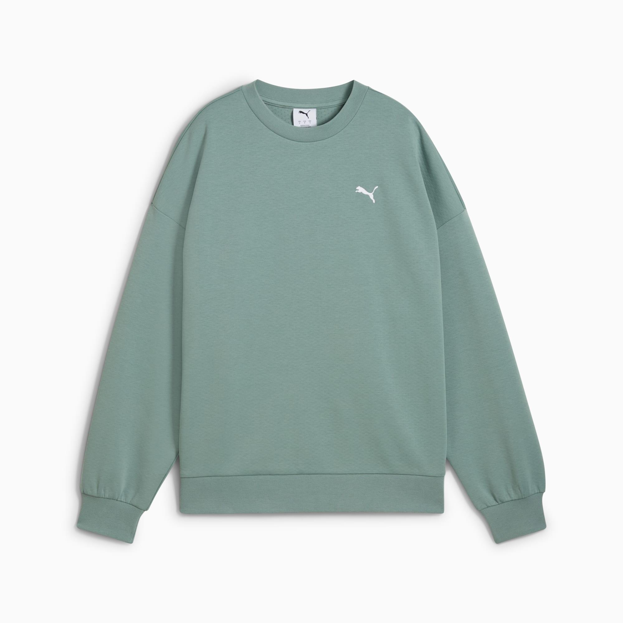PUMA Wardrobe Essentials Women's Oversized Crew Sweatshirt Product Image