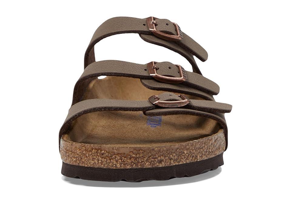 Birkenstock Florida Soft Footbed - Birkibuc (Mocha Birkibuc) Women's Sandals Product Image