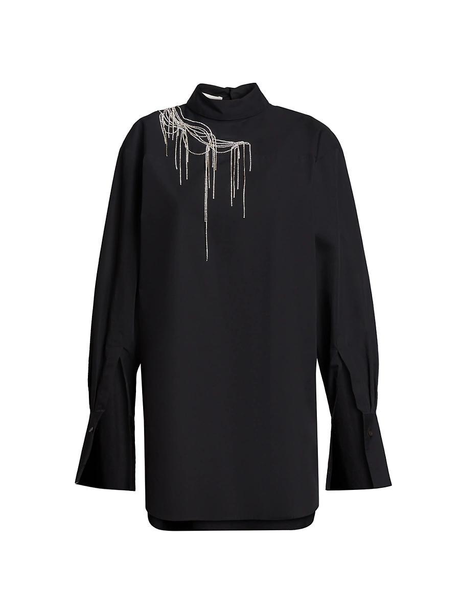 Womens Corso Rhinestone Cotton Tunic Shirt Product Image