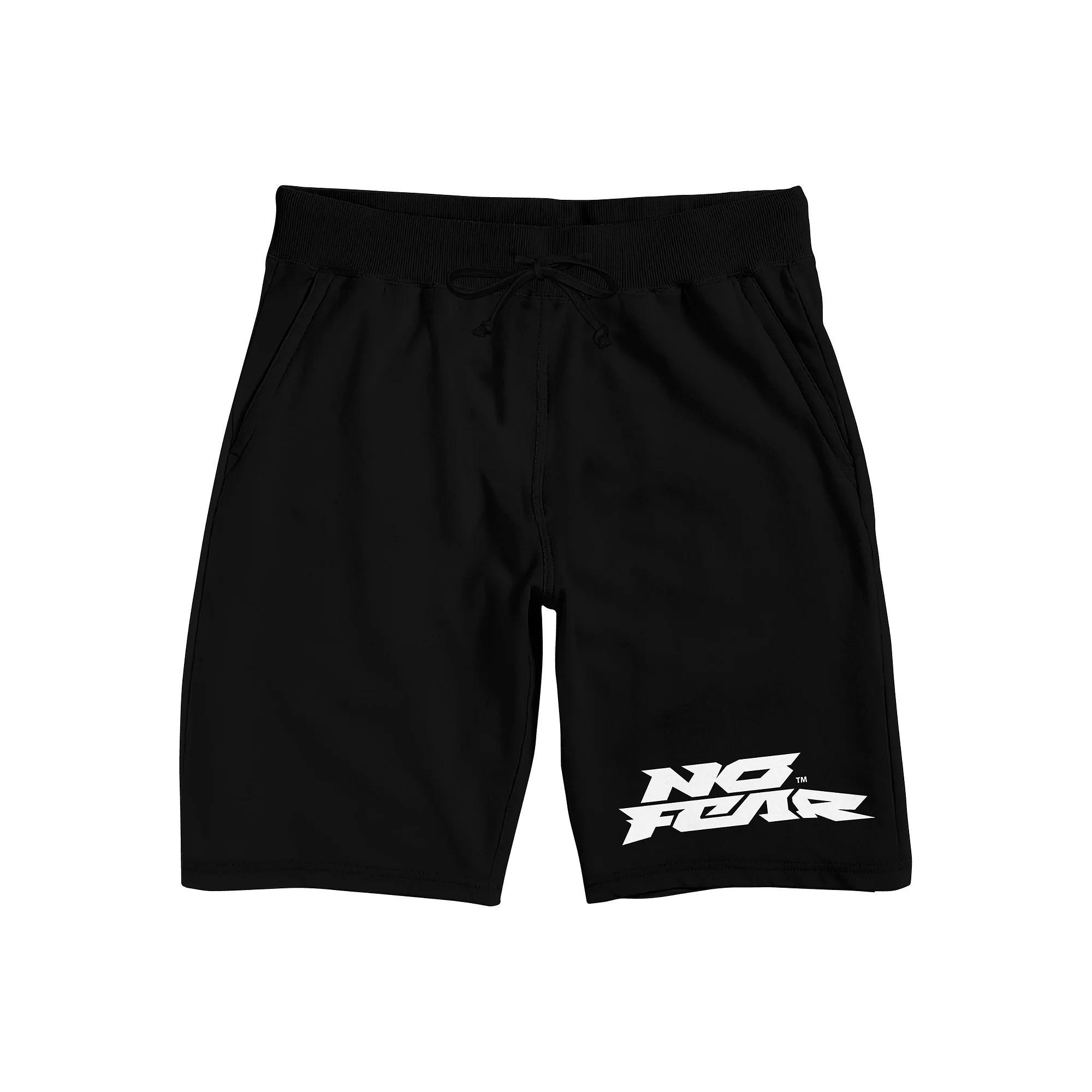 Mens No Fear Logo Pajama Shorts Product Image