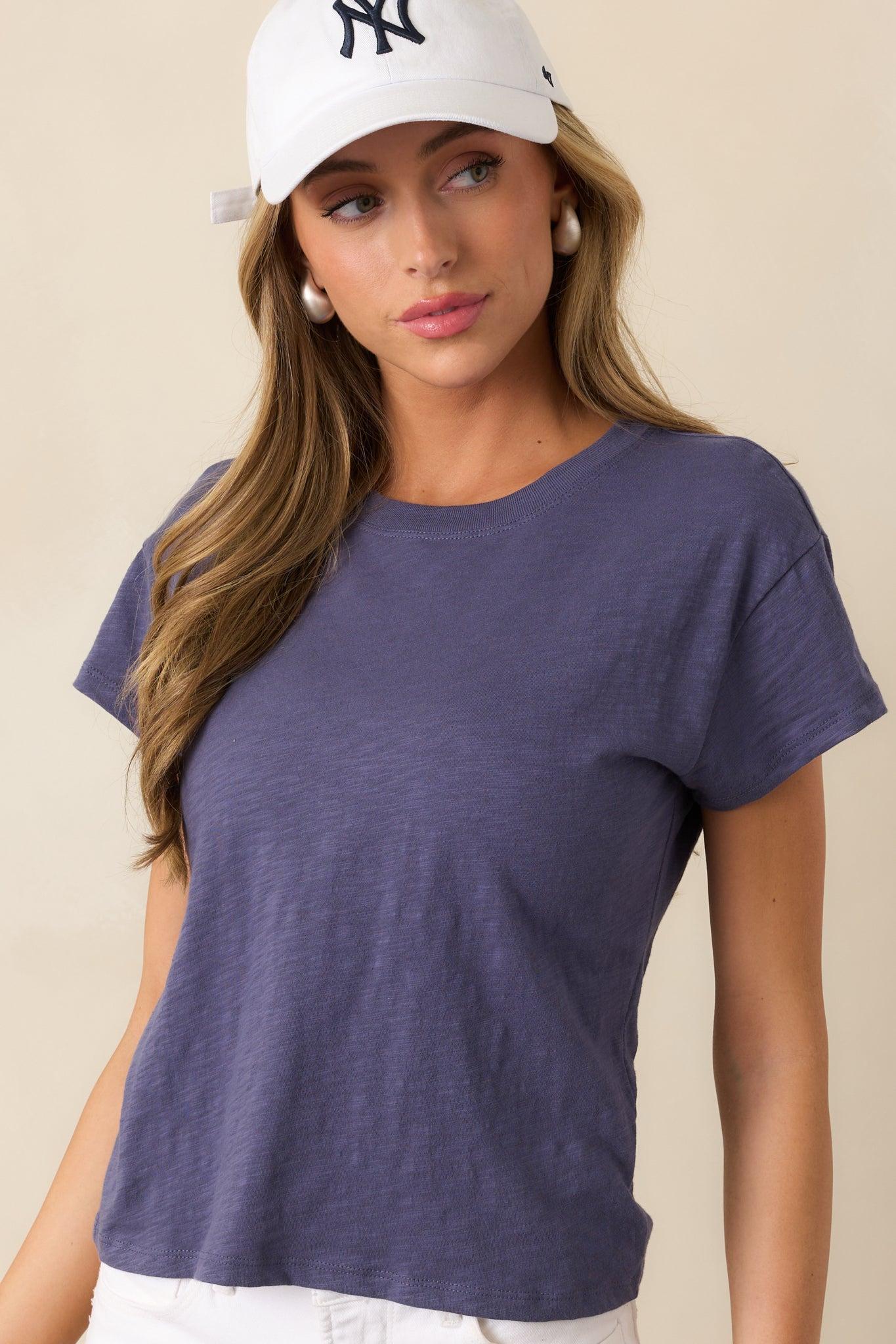 Z Supply Modern Worn Blue Slub Tee Product Image