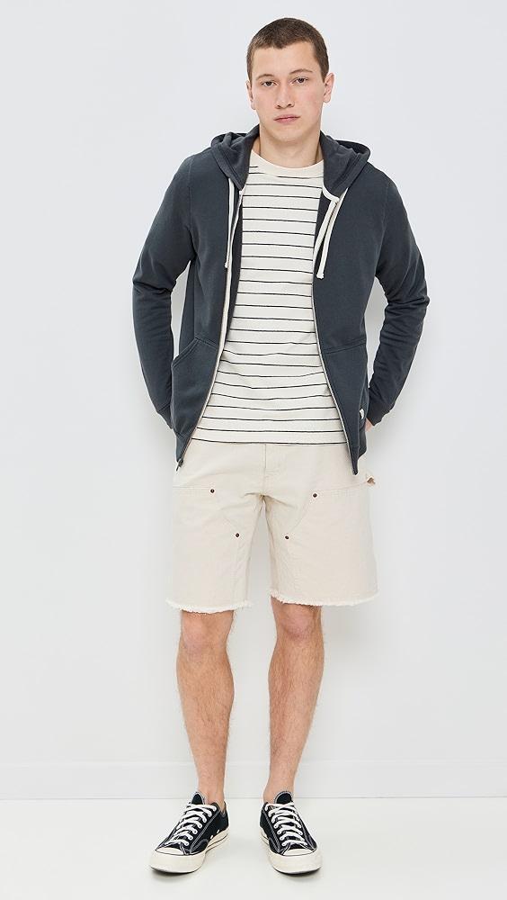FRAME Short Sleeve Relaxed Stripe Shirt | Shopbop Product Image
