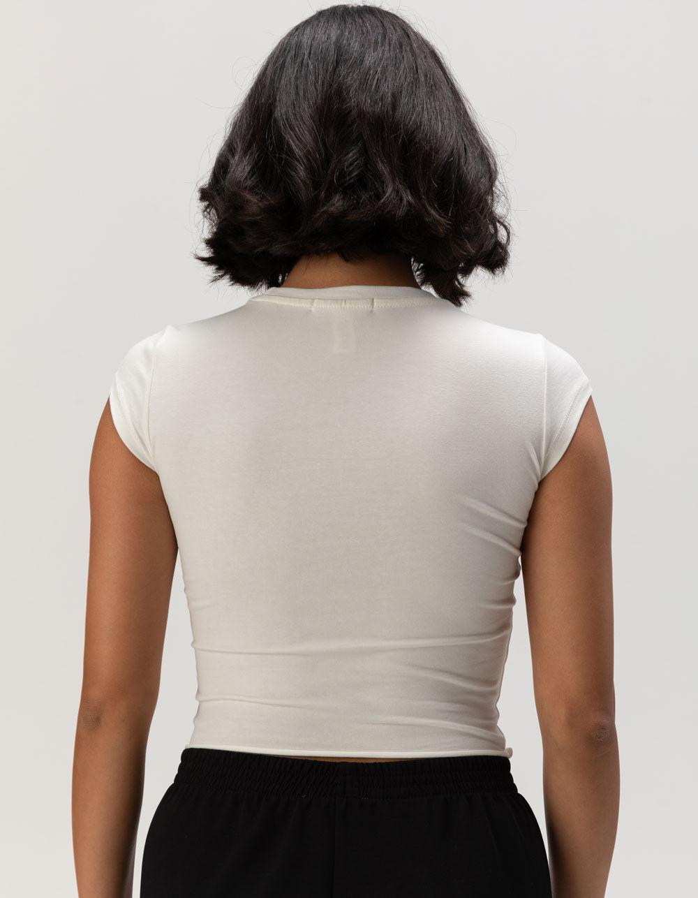 FULL TILT Cassette Bow Womens Baby Tee Product Image