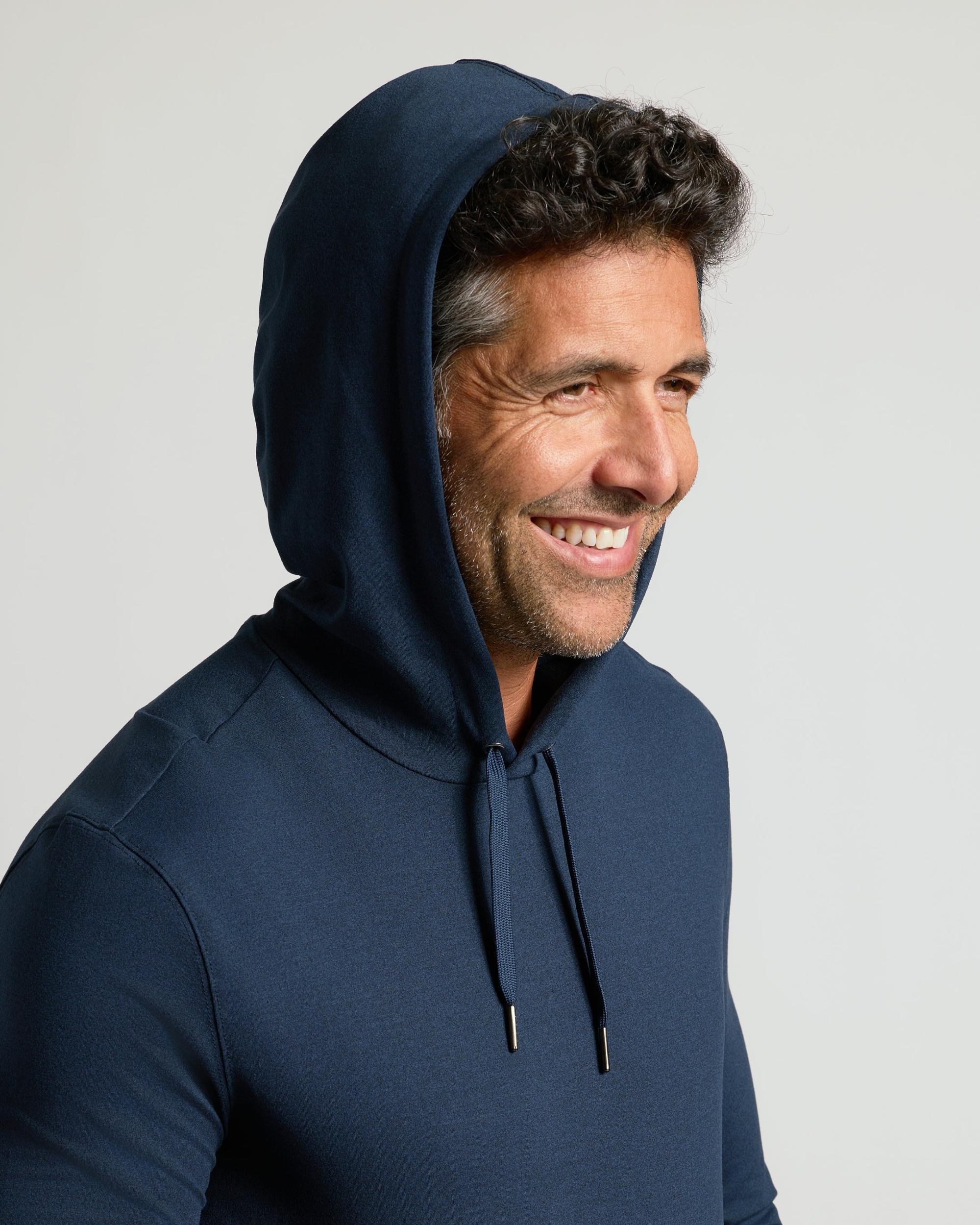 Heather Navy Active Comfort Pullover Hoodie Product Image