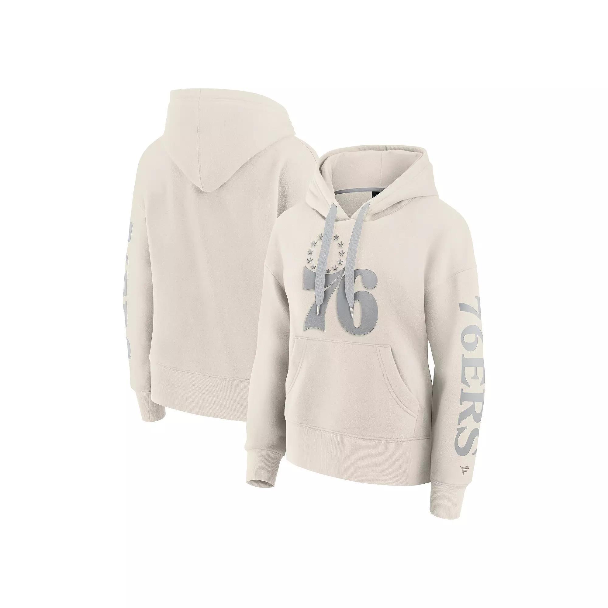 Women's Fanatics Cream Philadelphia 76ers Elements Next Pullover Hoodie, Size: XL, 76r Beige Product Image