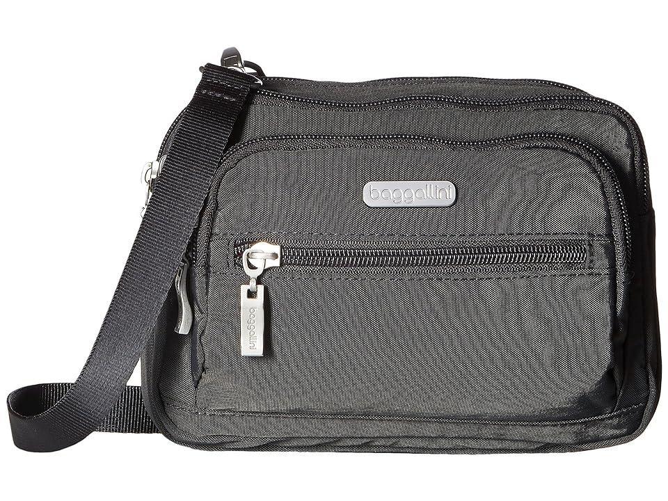 baggallini Triple Zipper Convertible Crossbody Bag Product Image