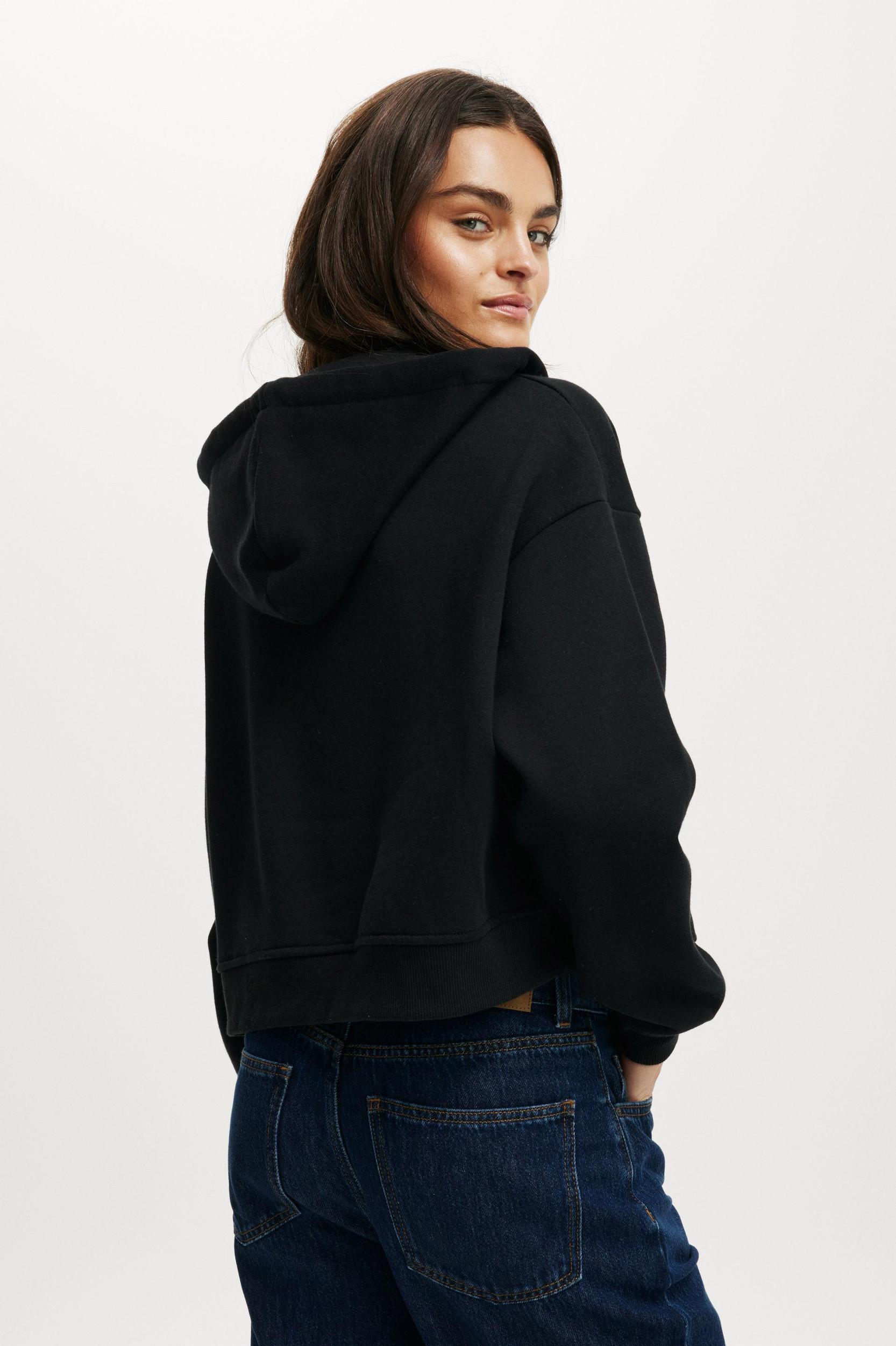 Classic Fleece Oversized Zip Through Hoodie Product Image