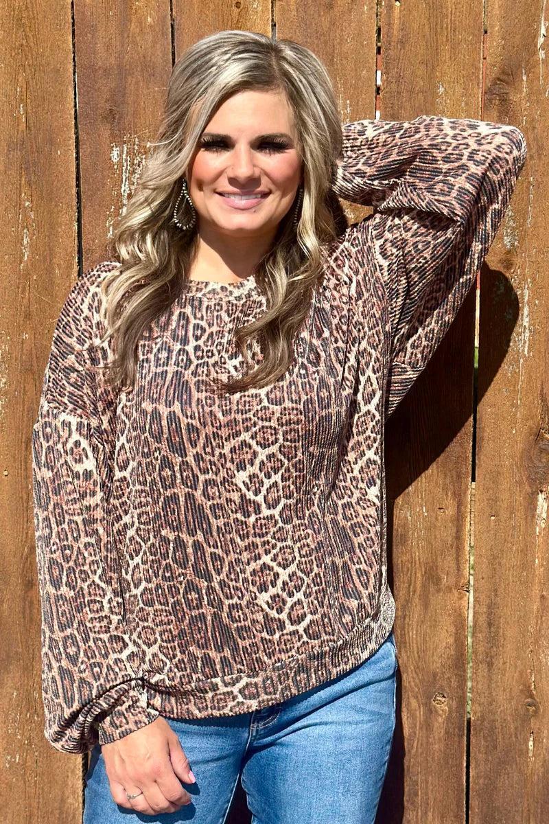 Sterling Kreek Hear Me Roar Sweater Top Product Image