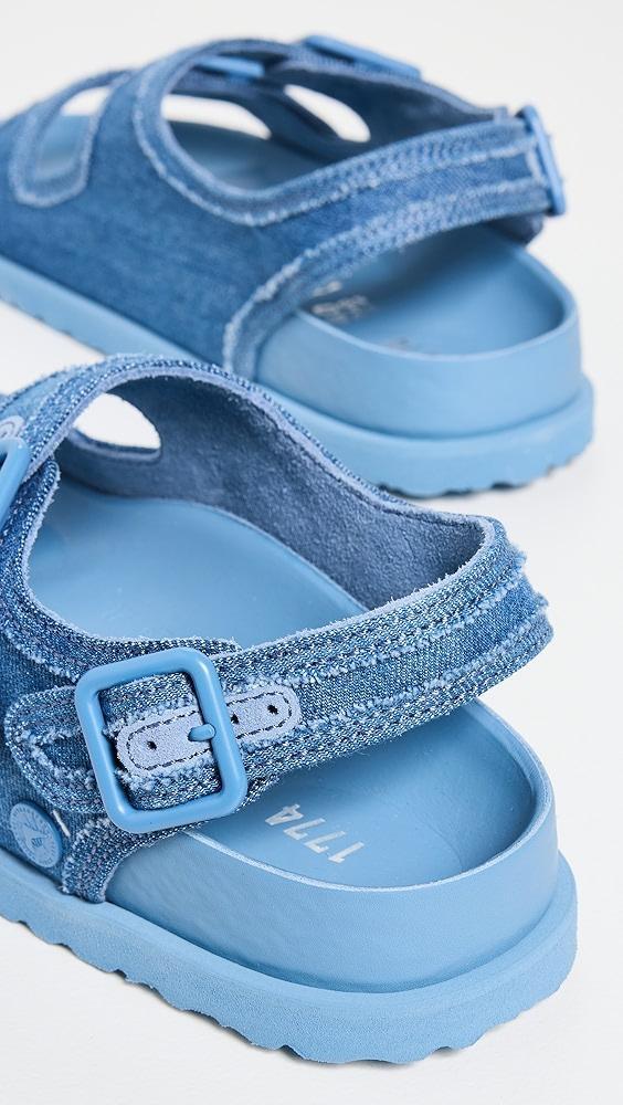 Birkenstock 1774 Milano Stone Washed Denim Sandals | Shopbop Product Image