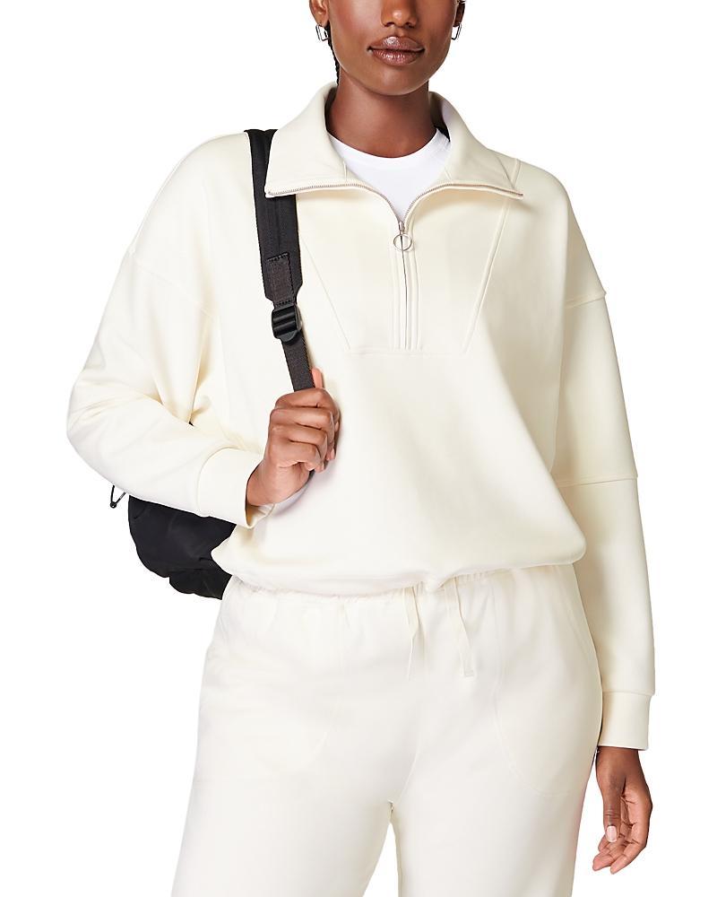 Sweaty Betty Sand Wash Funnel Neck Half Zip Sweatshirt Product Image