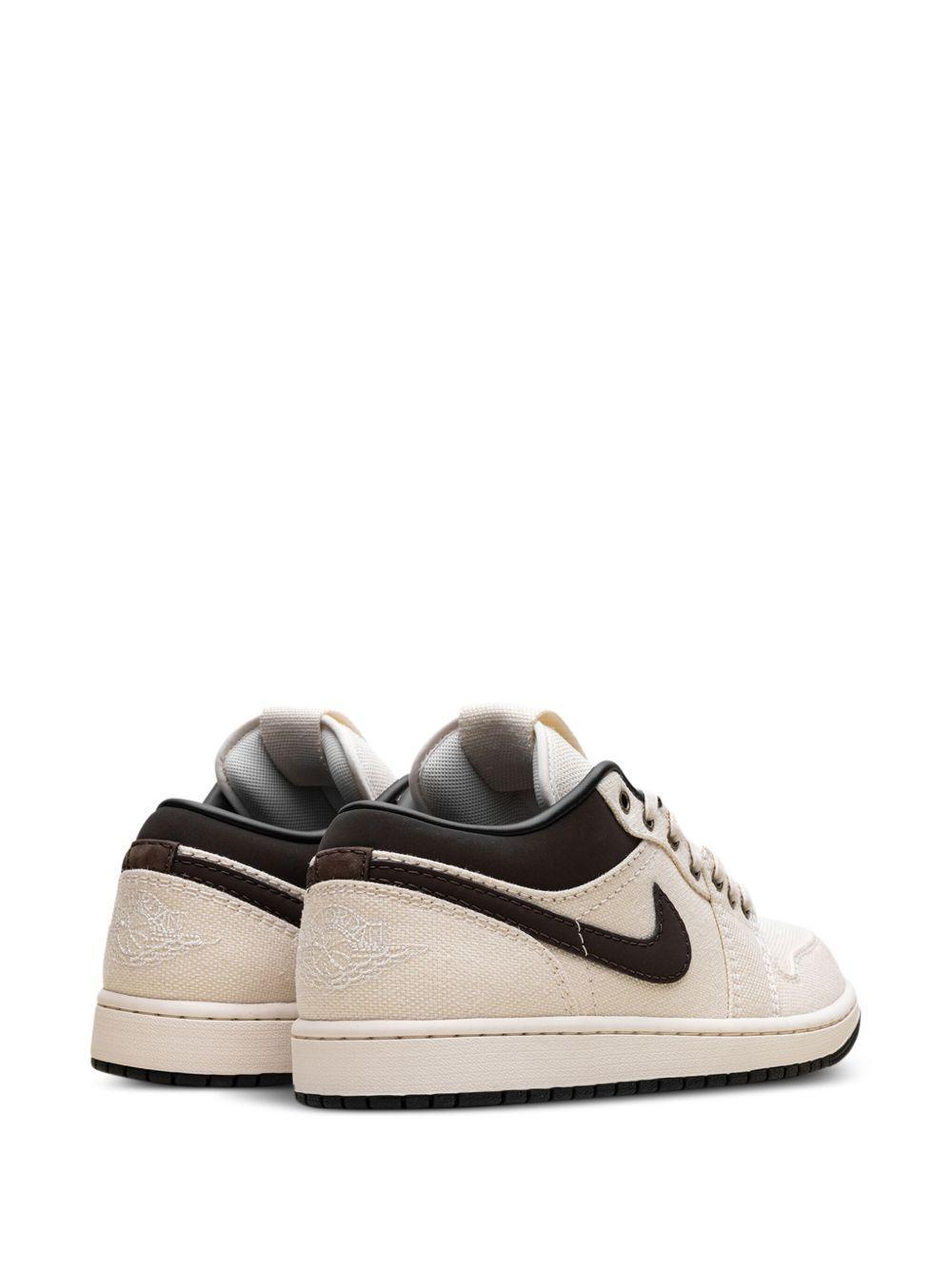 Air Jordan 1 Low Premium "Pale Ivory/Baroque Brown" sneakers Product Image