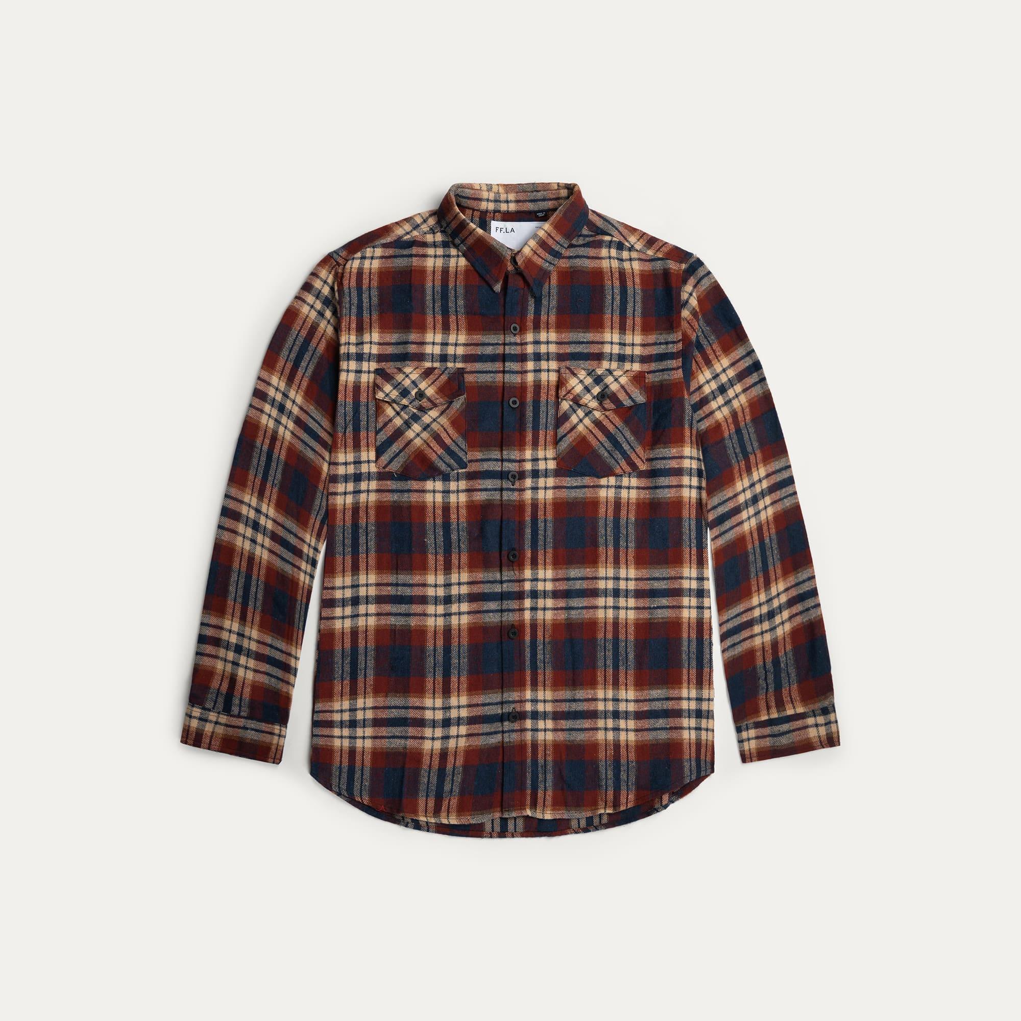 Woods Flannel Long Sleeve Shirt Product Image