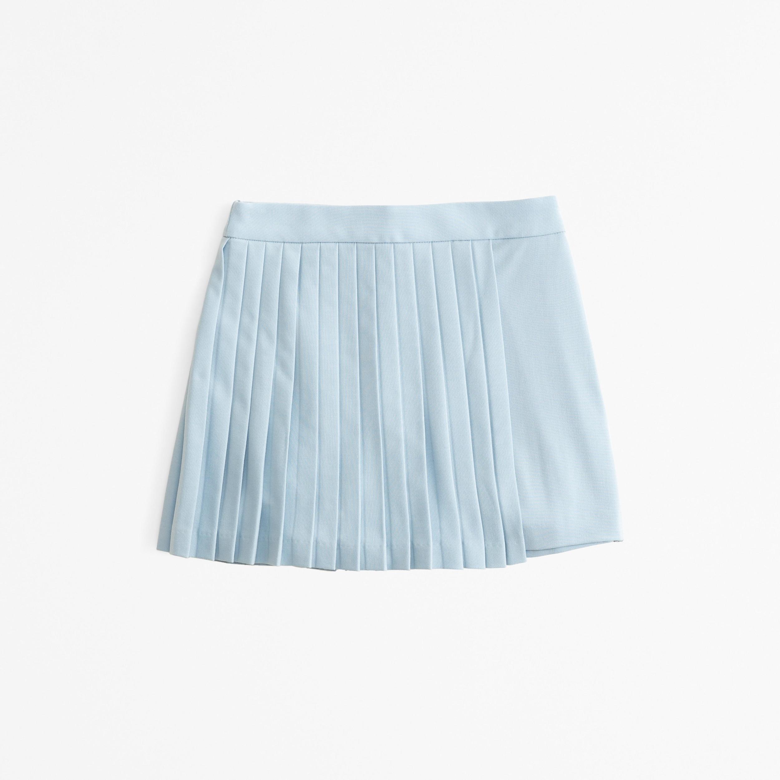 Pleated Wrap Mini Skort Product Image