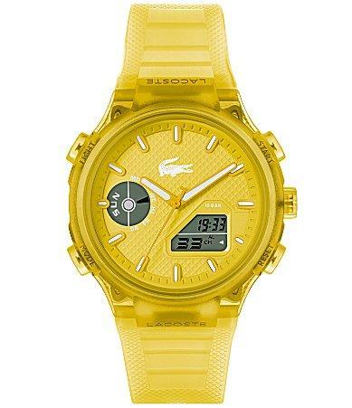 Lacoste Mens Crocodelle Ana-Digi Silicone Strap Watch Product Image