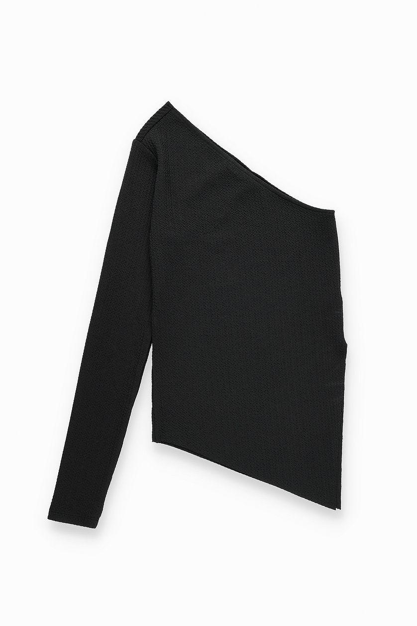 One Sleeve Jersey Top Product Image