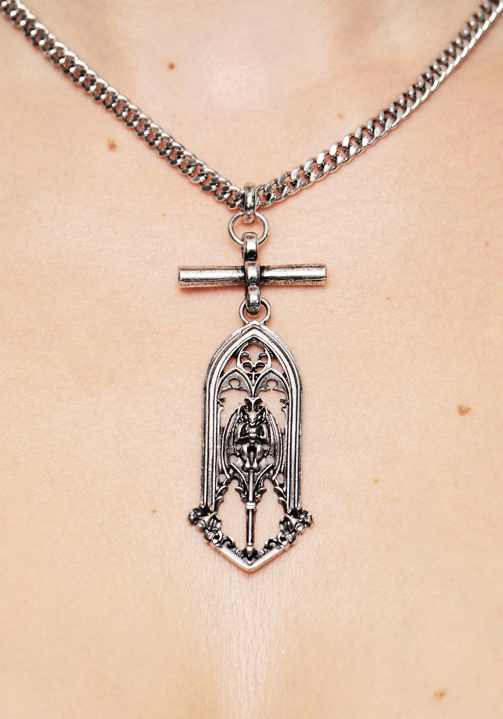 Gargoyle Gothic Pendant Necklace Product Image
