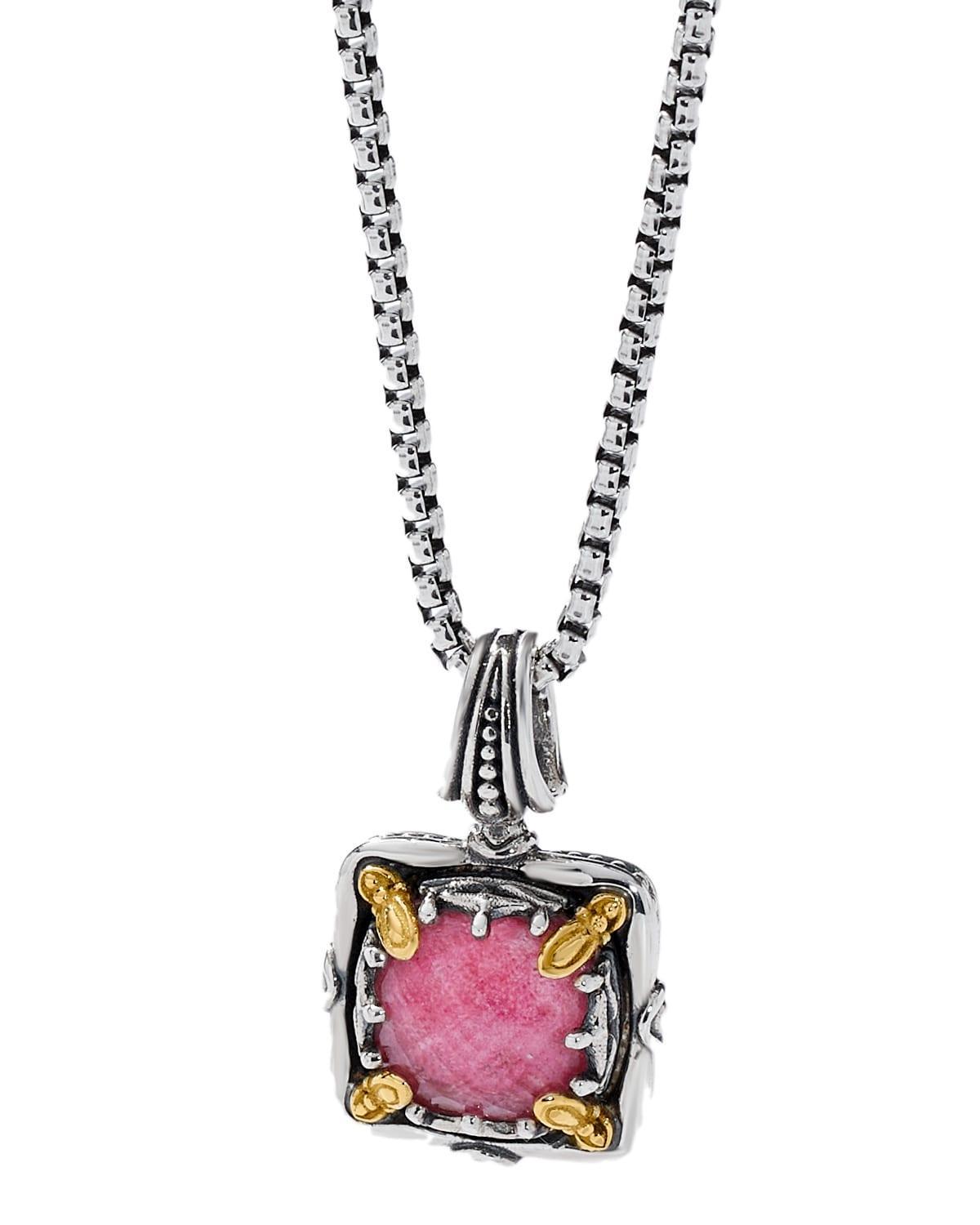 Womens Heirloom Sterling Silver, 18K Yellow Gold & Tulite Doublet Pendant Product Image