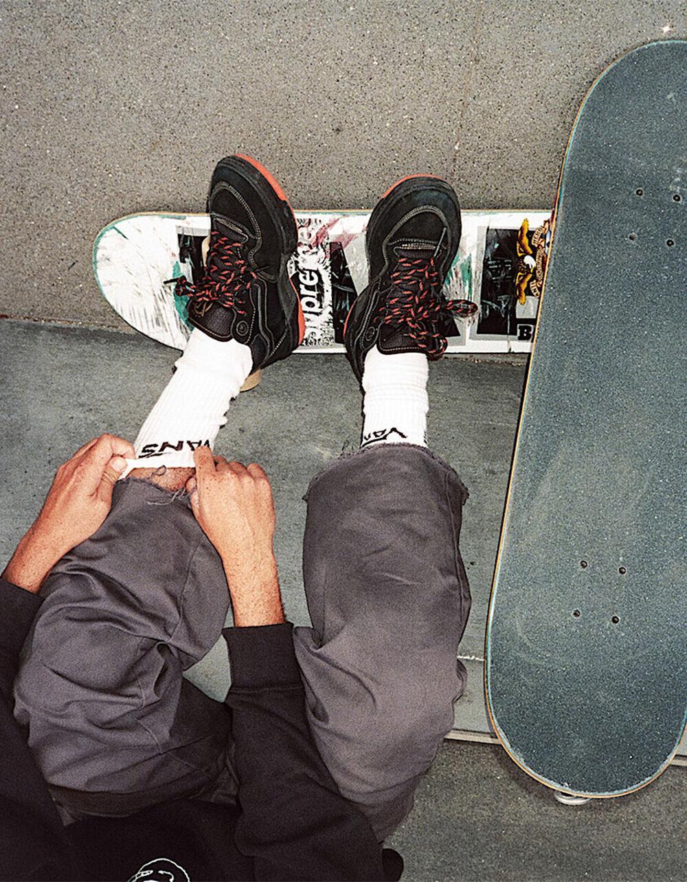 VANS x Spitfire Wheels Rowan 2 Mens Shoes - BLK/MULTI Product Image