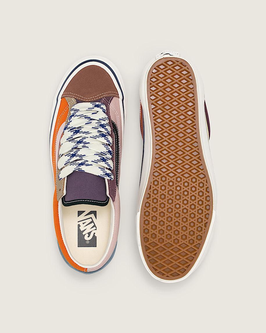 Premium Old Skool Color Block Shoe in Orange / Blue / Purple| Vans US Product Image