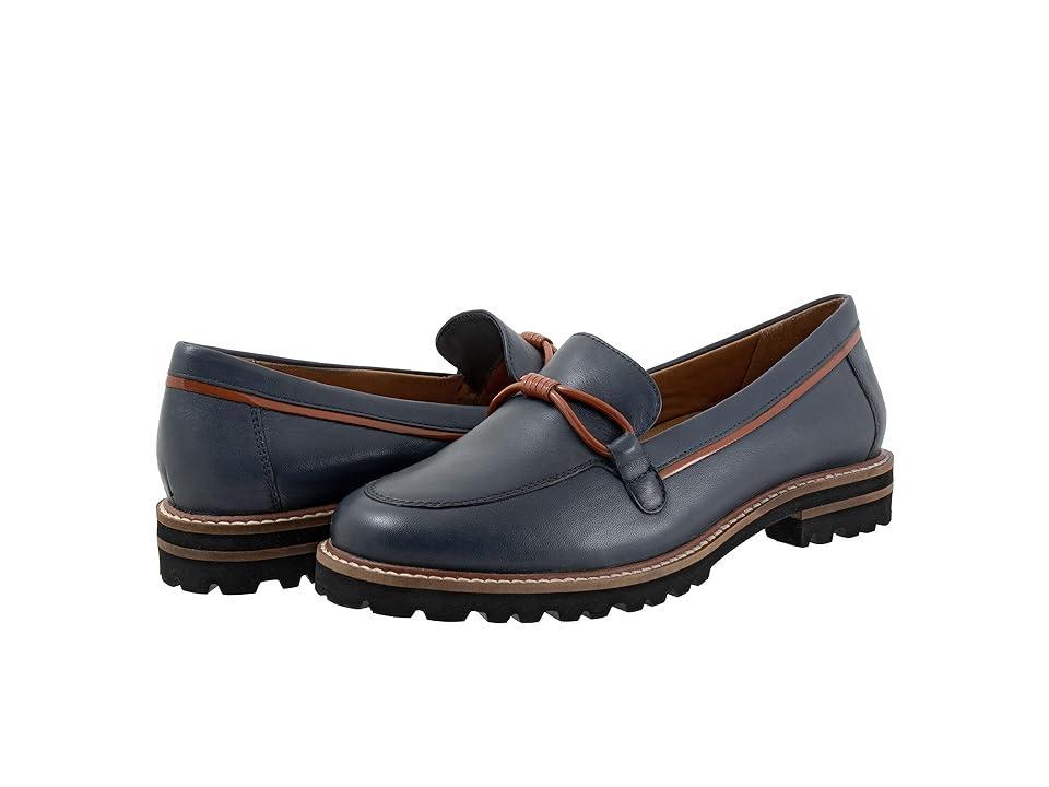 Trotters Fiora Leather Lug Sole Loafers Product Image
