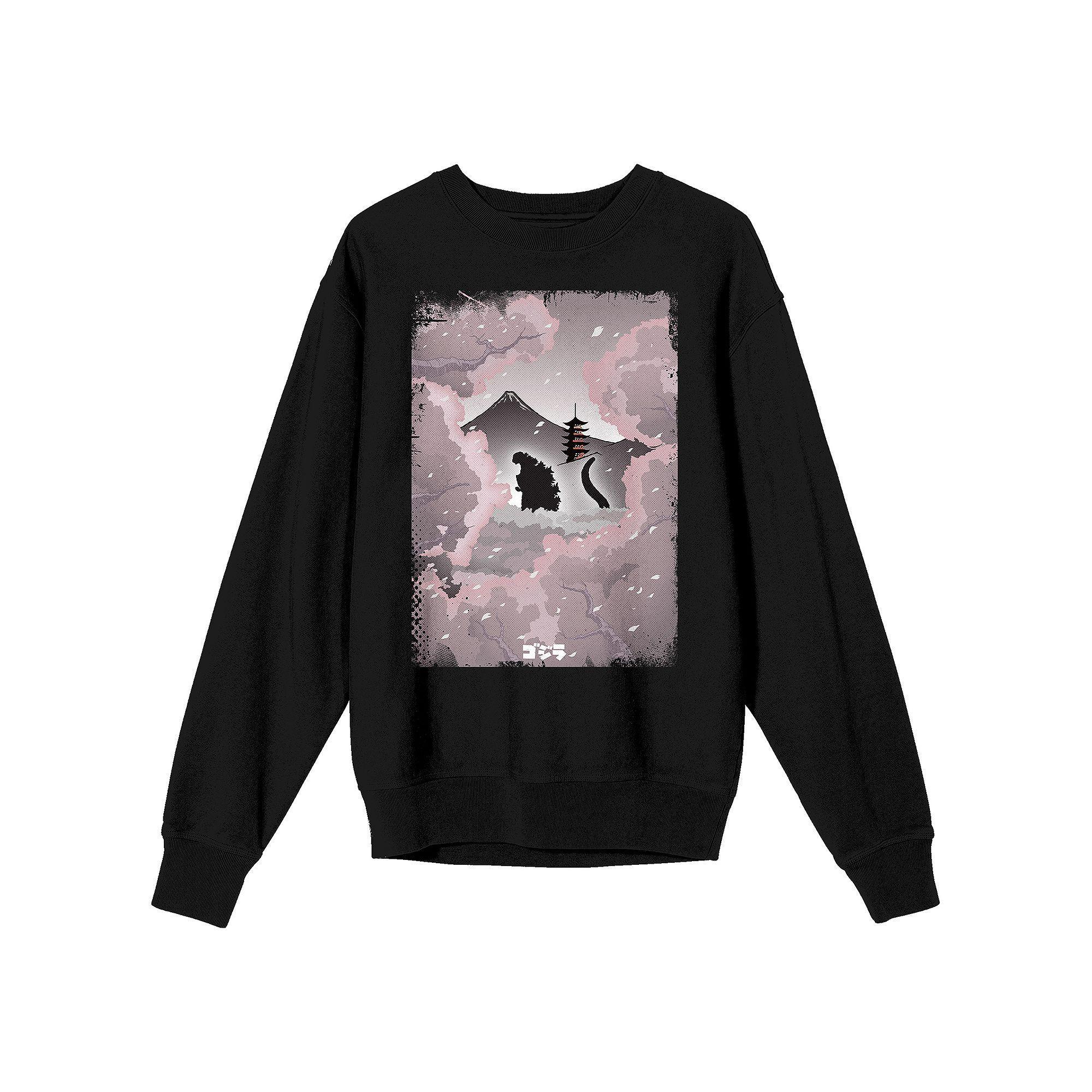 Men's Godzilla Classic Monster Long Sleeve, Size: XL, Black Product Image