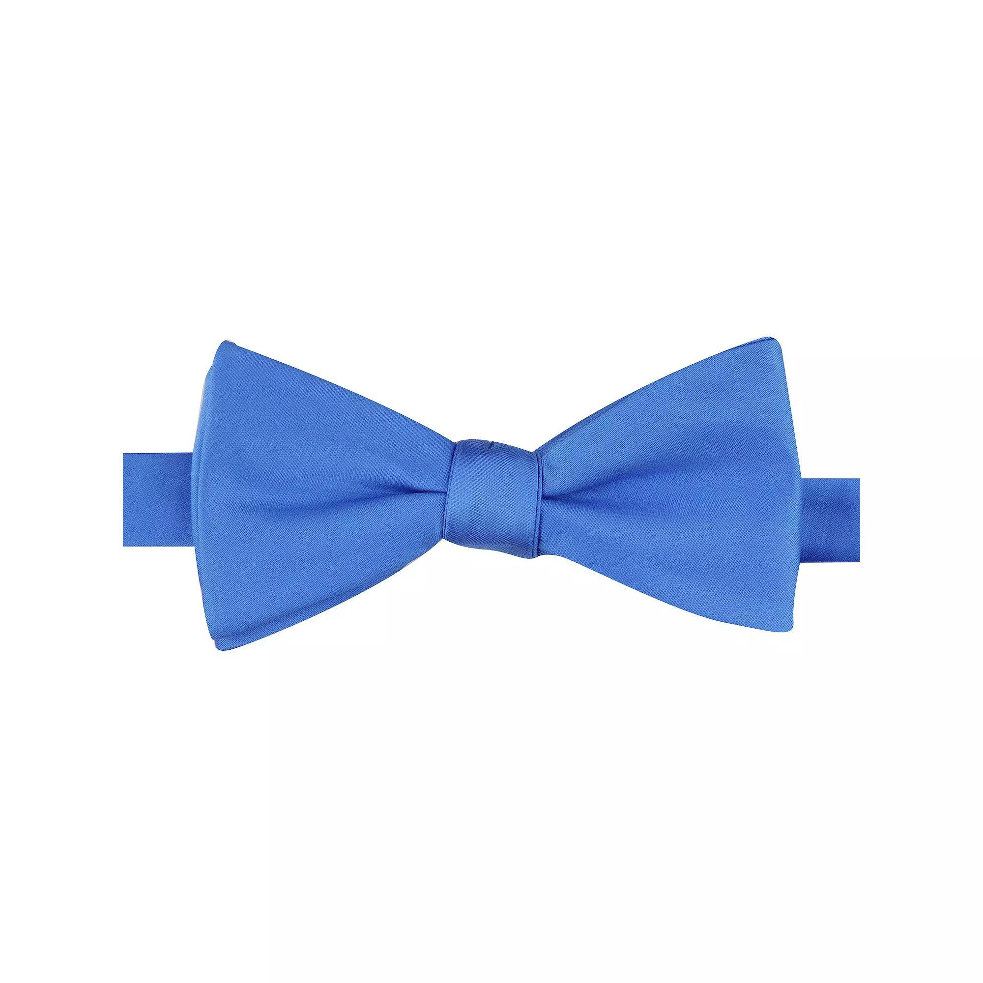Men's Bespoke Pre-Tied Sateen Bow Tie, Cadet Sateen Product Image