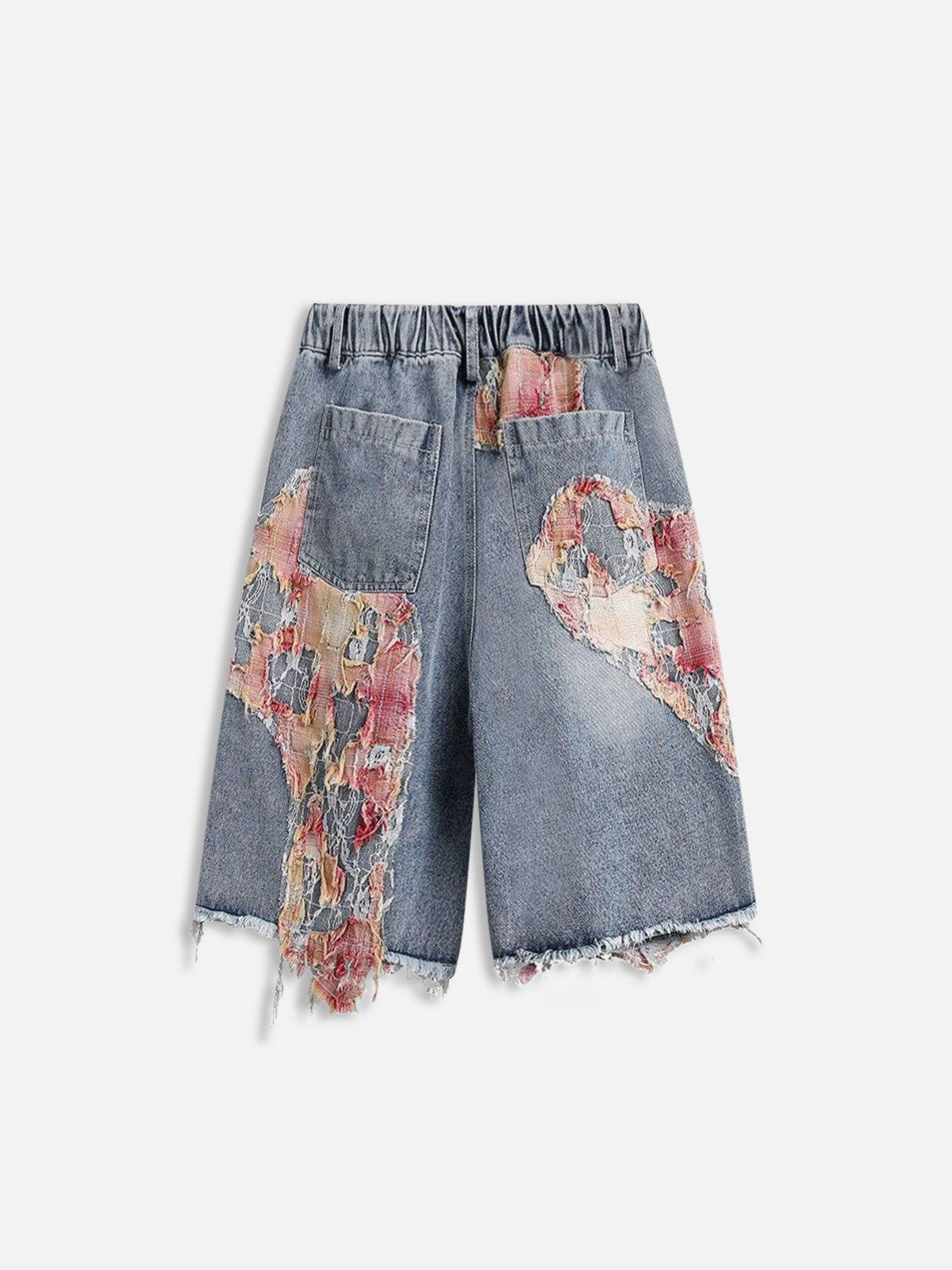 Aelfric Eden Heavy Craftsmanship Lace Jorts Product Image