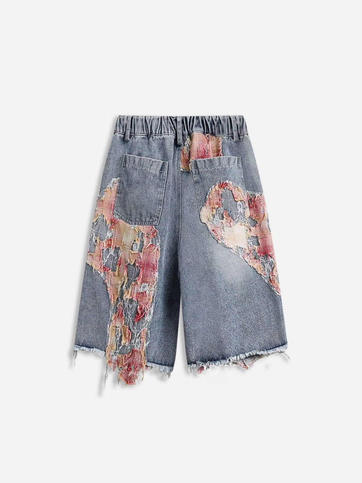 Aelfric Eden Heavy Craftsmanship Lace Jorts Product Image