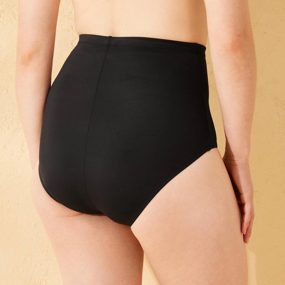 Women's Extra High Waist Full Coverage Tummy Control Bikini Bottom - Shade & Shore™ L: Swim Pants, Pull-On Product Image