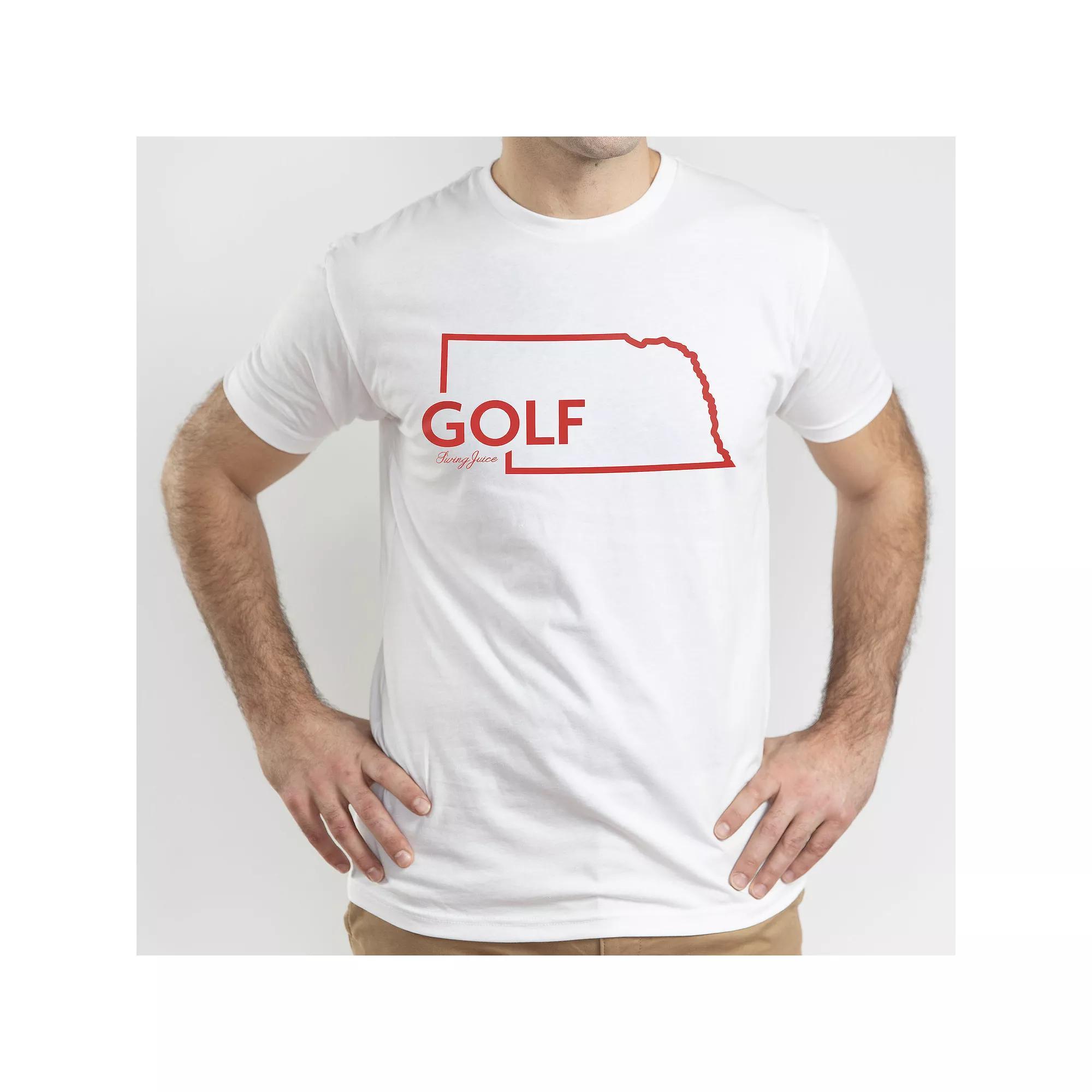 Men's SwingJuice Golf New York T-Shirt, Size: 3XL, White Product Image