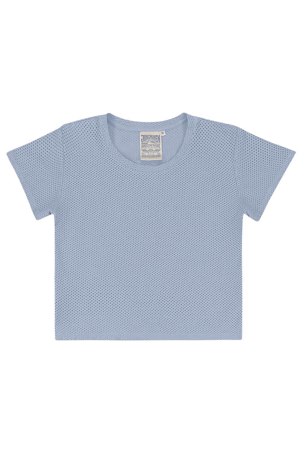 Carmen Mesh Cropped Tee Female Product Image