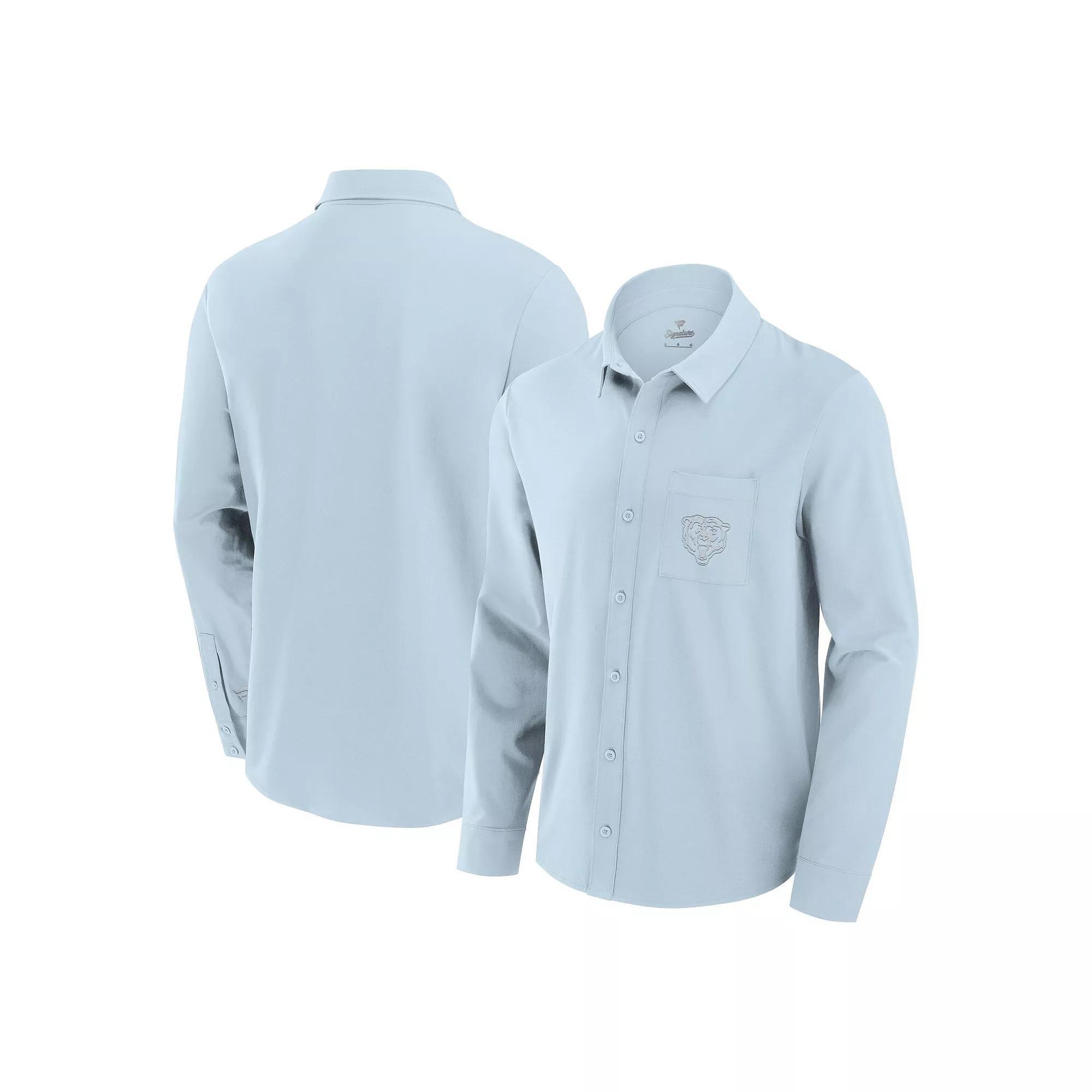 Men's Fanatics Mint Miami Dolphins Front Office Long Sleeve Button-Up Shirt, Size: 5XL, Team Product Image