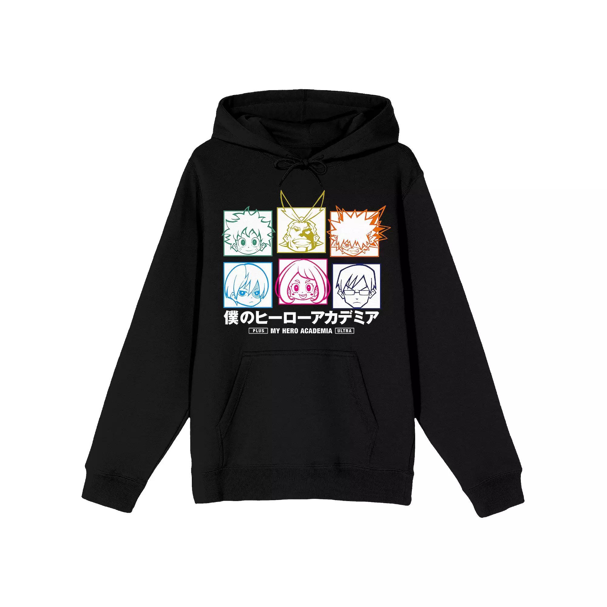 Men's My Hero Academia Icon Hoodie, Size: Small, Black Product Image