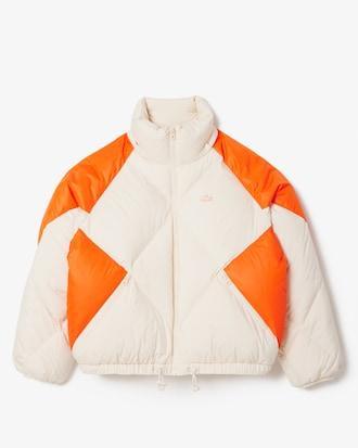 Short Oversized Hooded Puffed Jacket Product Image