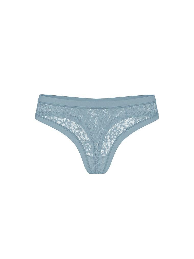 No-Show Lace Thong Panty Product Image