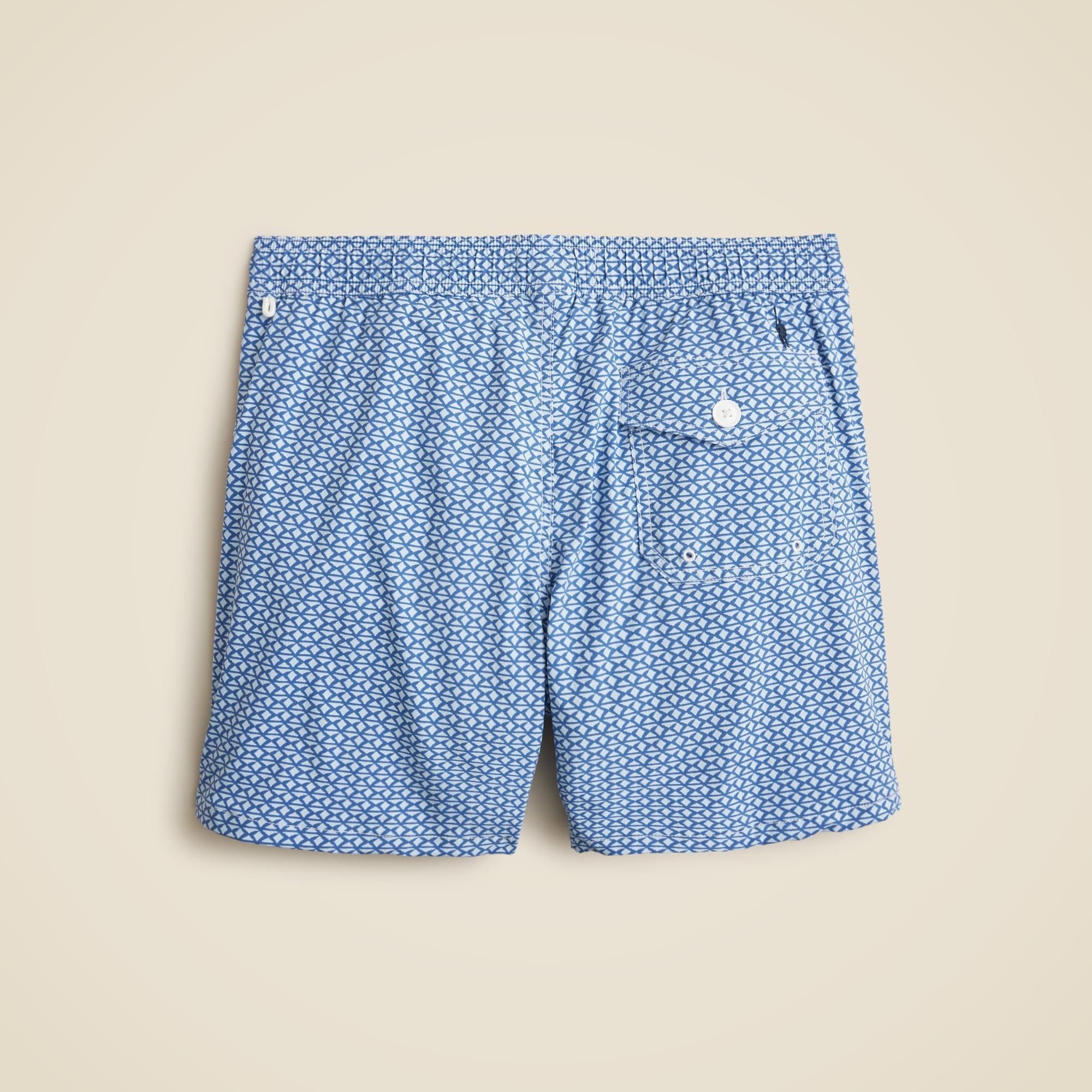 6'' stretch swim trunk in print with ECONYL® nylon Product Image