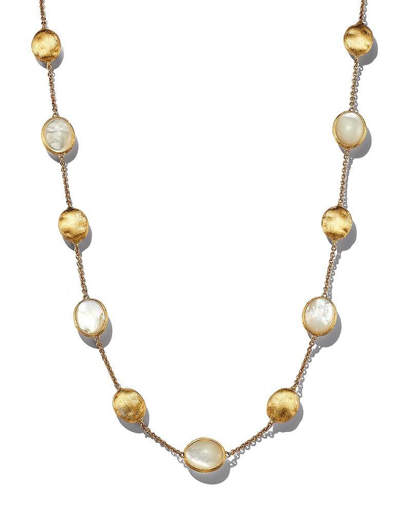 Womens Siviglia 18K Yellow Gold & Mother-Of-Pearl Station Necklace Product Image