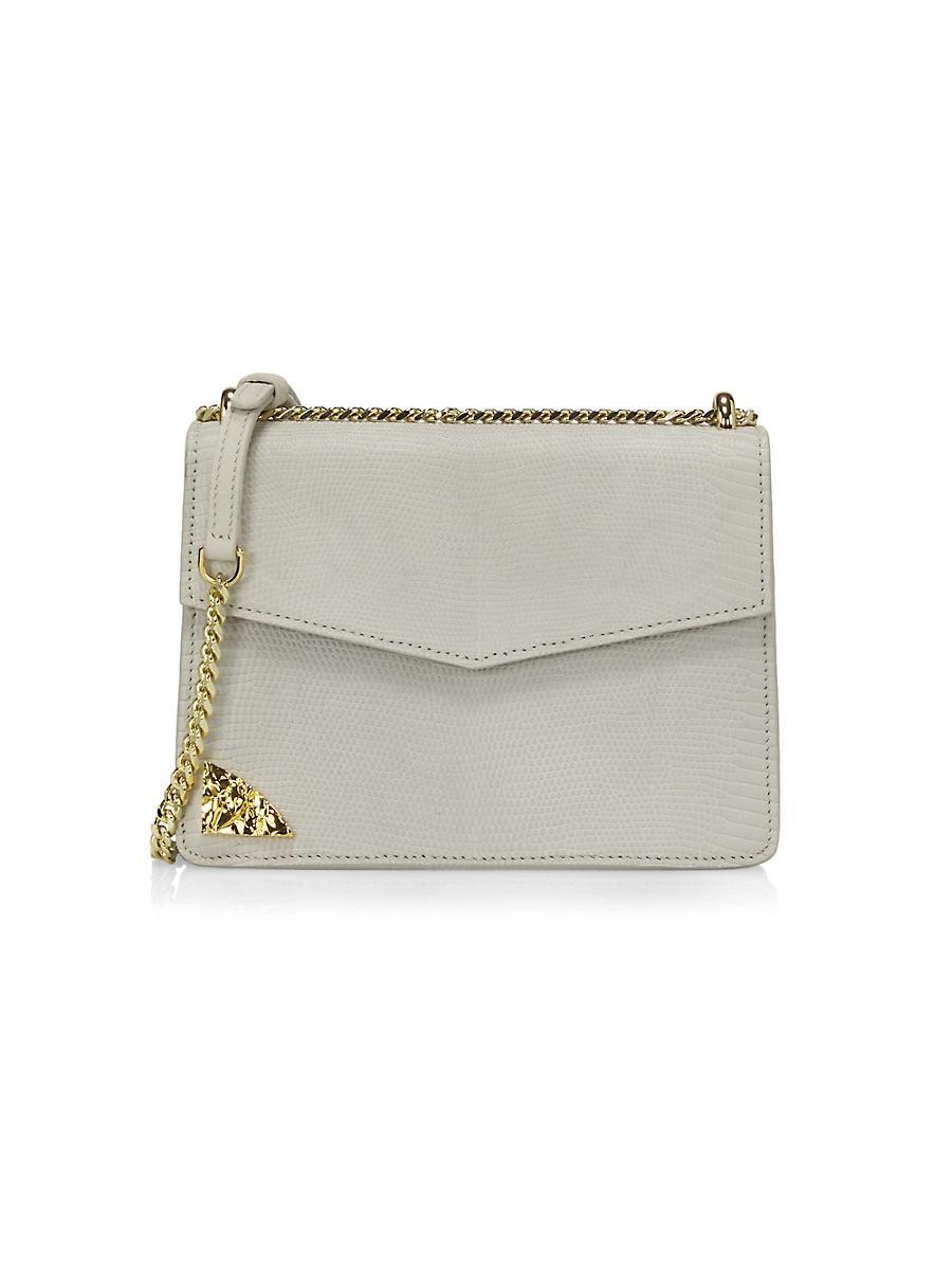Womens Kim Lizard Skin Crossbody Bag Product Image