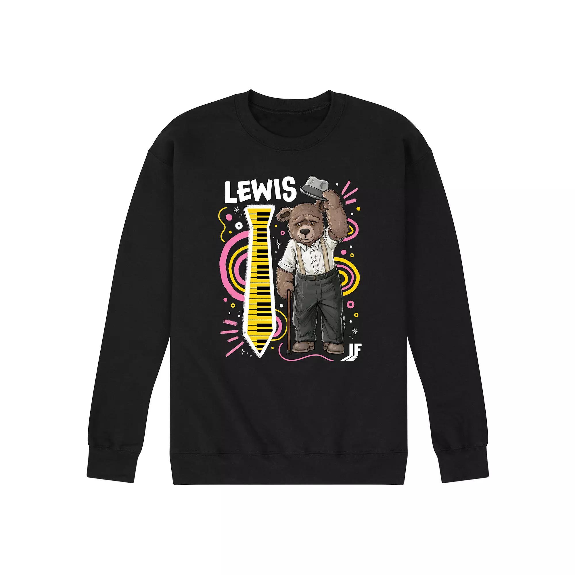 Mens IF Lewis Fleece Sweatshirt Blue Product Image