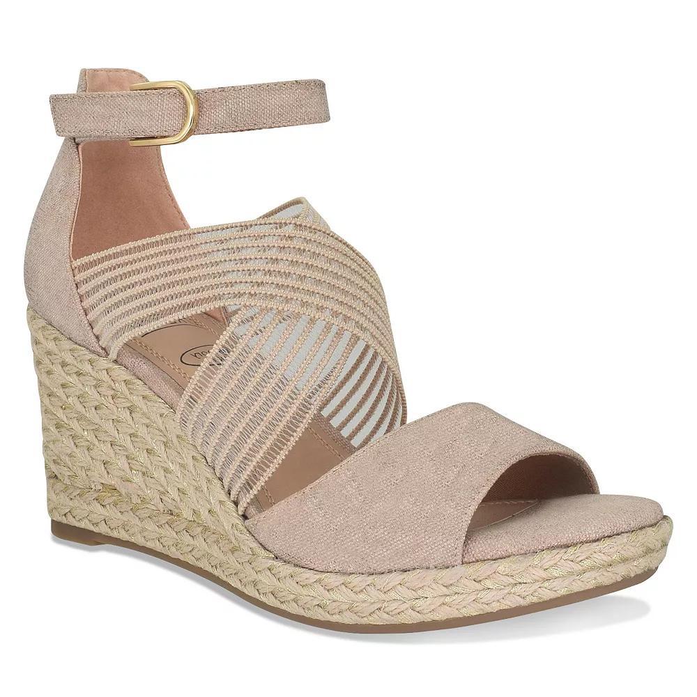 Impo® Tizane Women's Memory Foam Platform Wedge Stretch Sandals, Size: 8, Tuscany Product Image