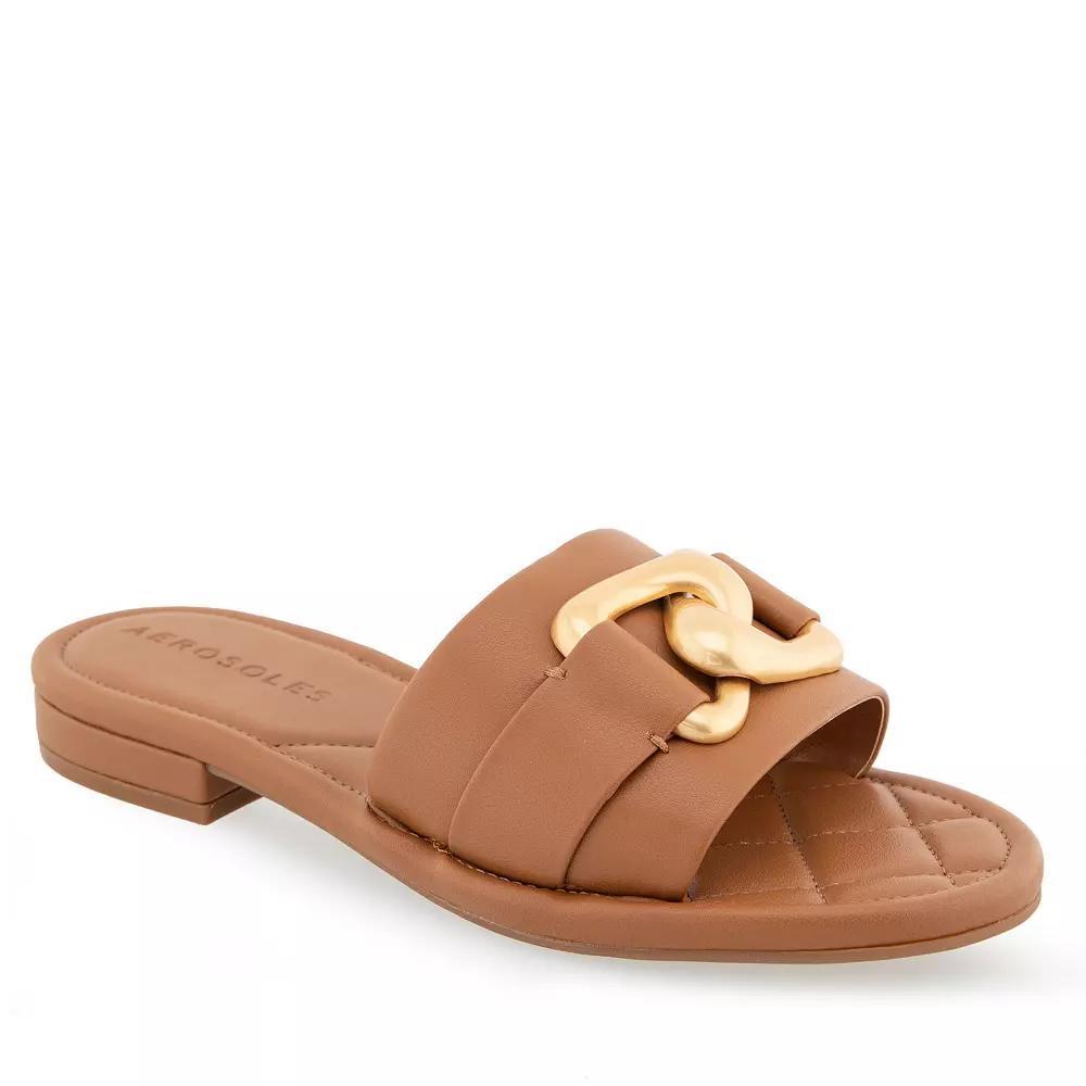 Aerosoles Big Charm Women's Flat Sandals, Size: 8.5, Pu Leather Product Image