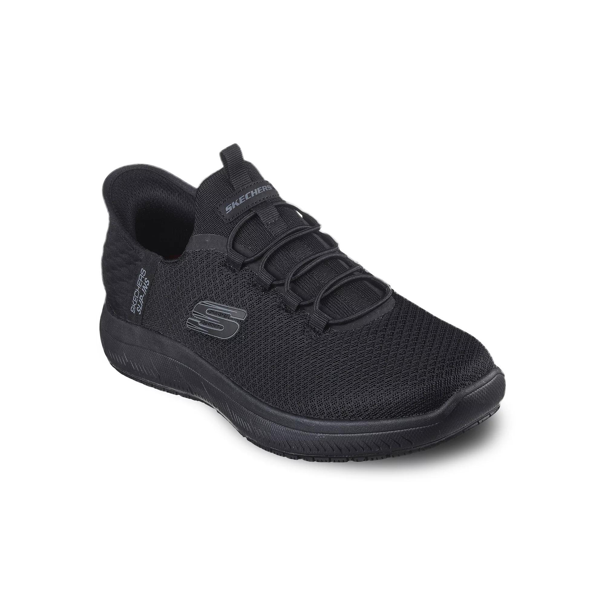 Skechers Hands Free Slip-ins™ Work™ Summits Colsin Men's Shoes, Size: 13 Wide, Black Product Image