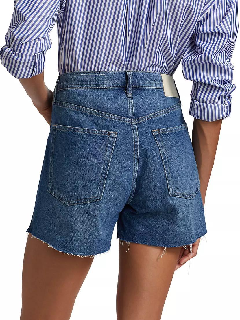 Cut-Off Denim Shorts Product Image