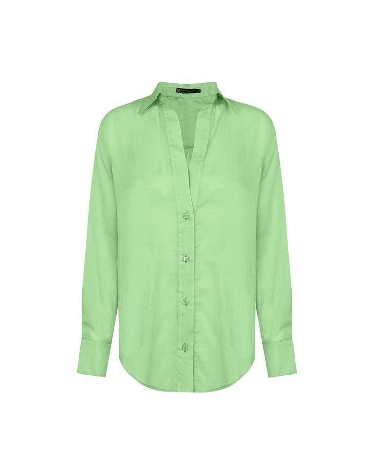 Lyra Long Sleeve Blouse (Exchange Only) - Seaside Product Image