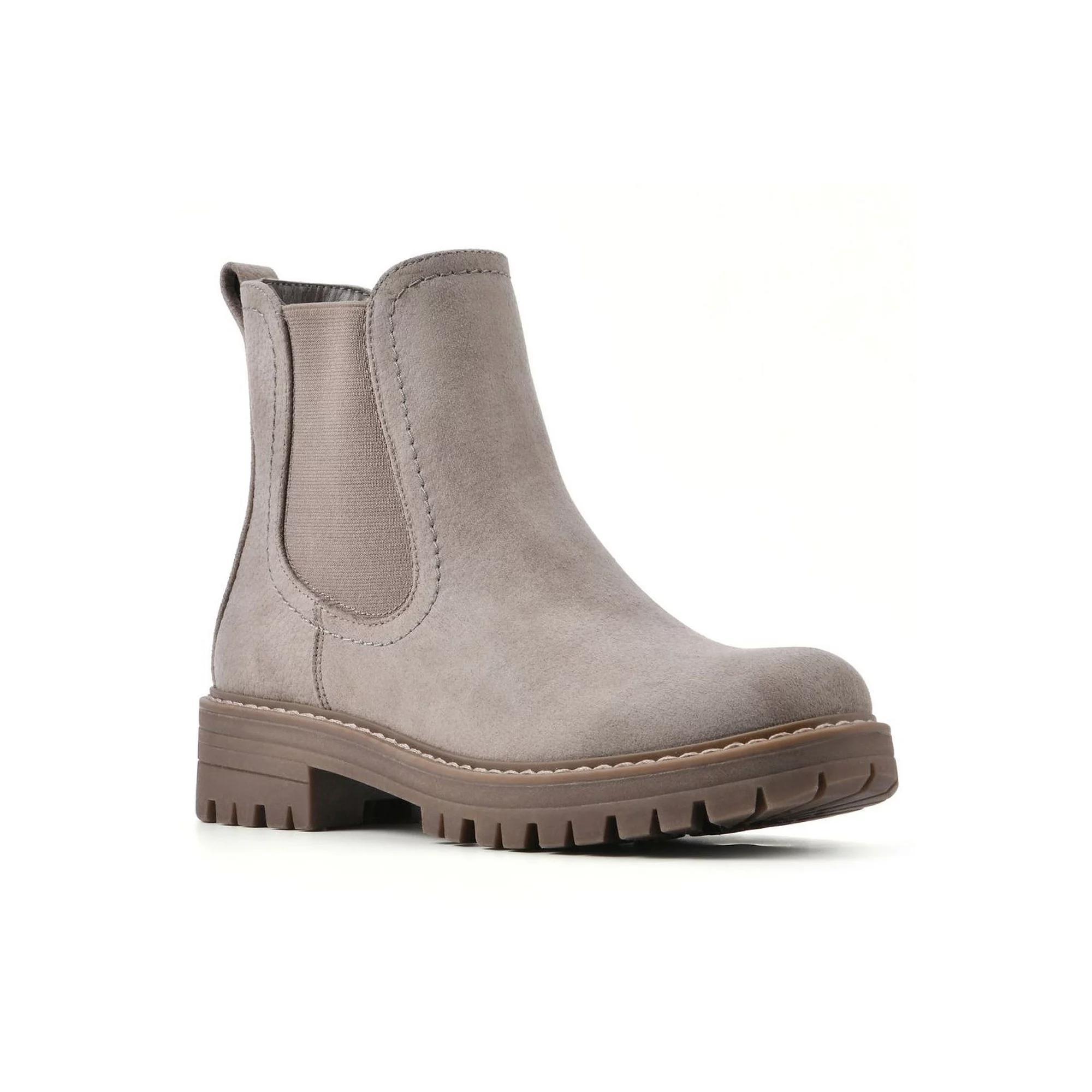 Cliffs by White Mountain Mastery Womens Chelsea Boots Brown Fabric Product Image