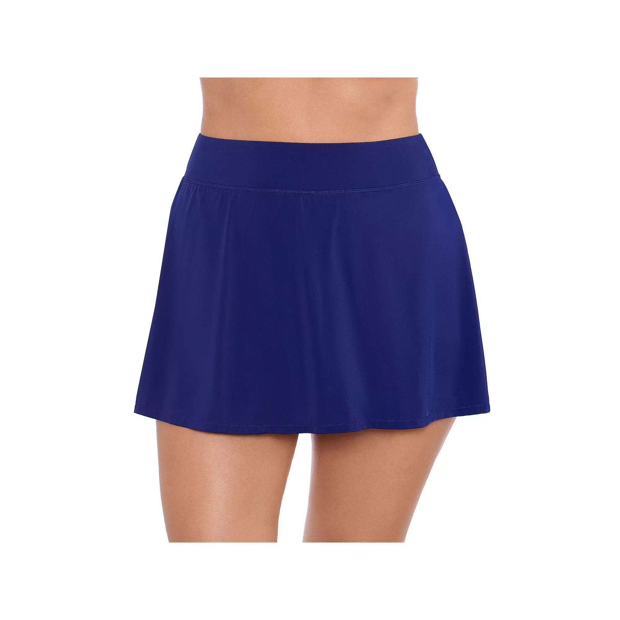 Women's Trimshaper Swim Skort, Size: 14, Ink Product Image