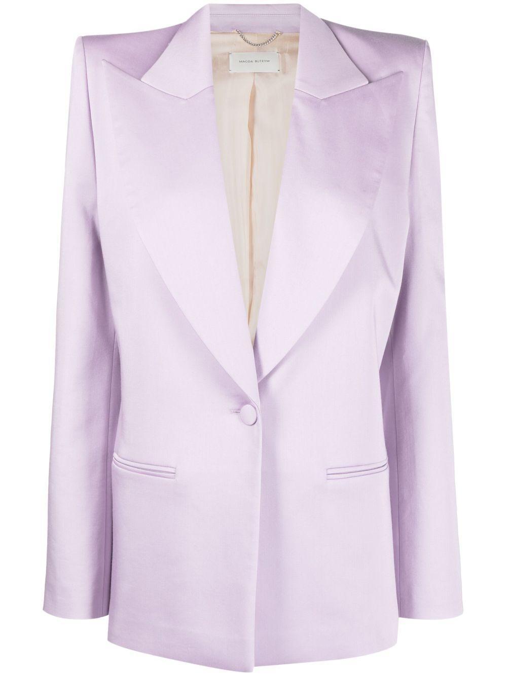 MAGDA BUTRYM Blazer Jacket In Purple Product Image