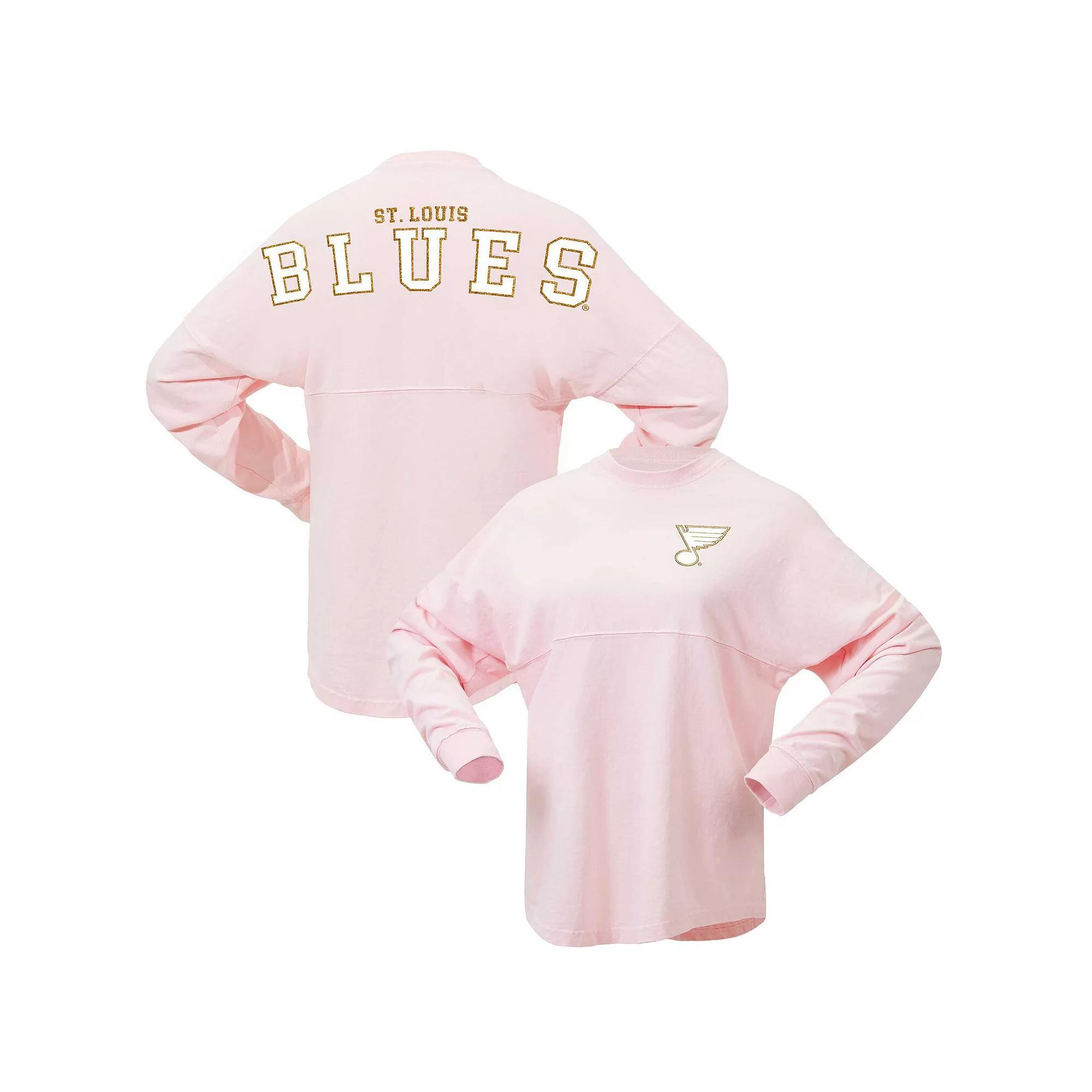 Womens Fanatics Branded St. Louis Blues Spirit Jersey Long Sleeve T-Shirt Product Image