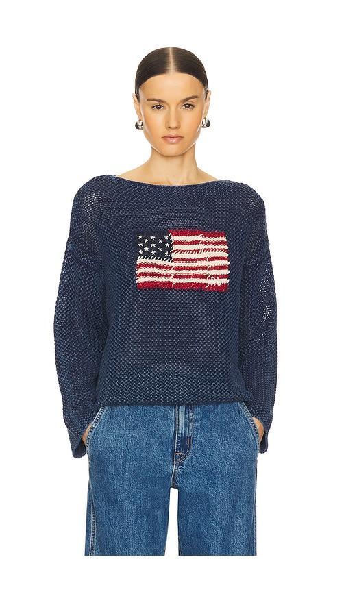 Flag Pullover Sweater Polo Ralph Lauren Product Image