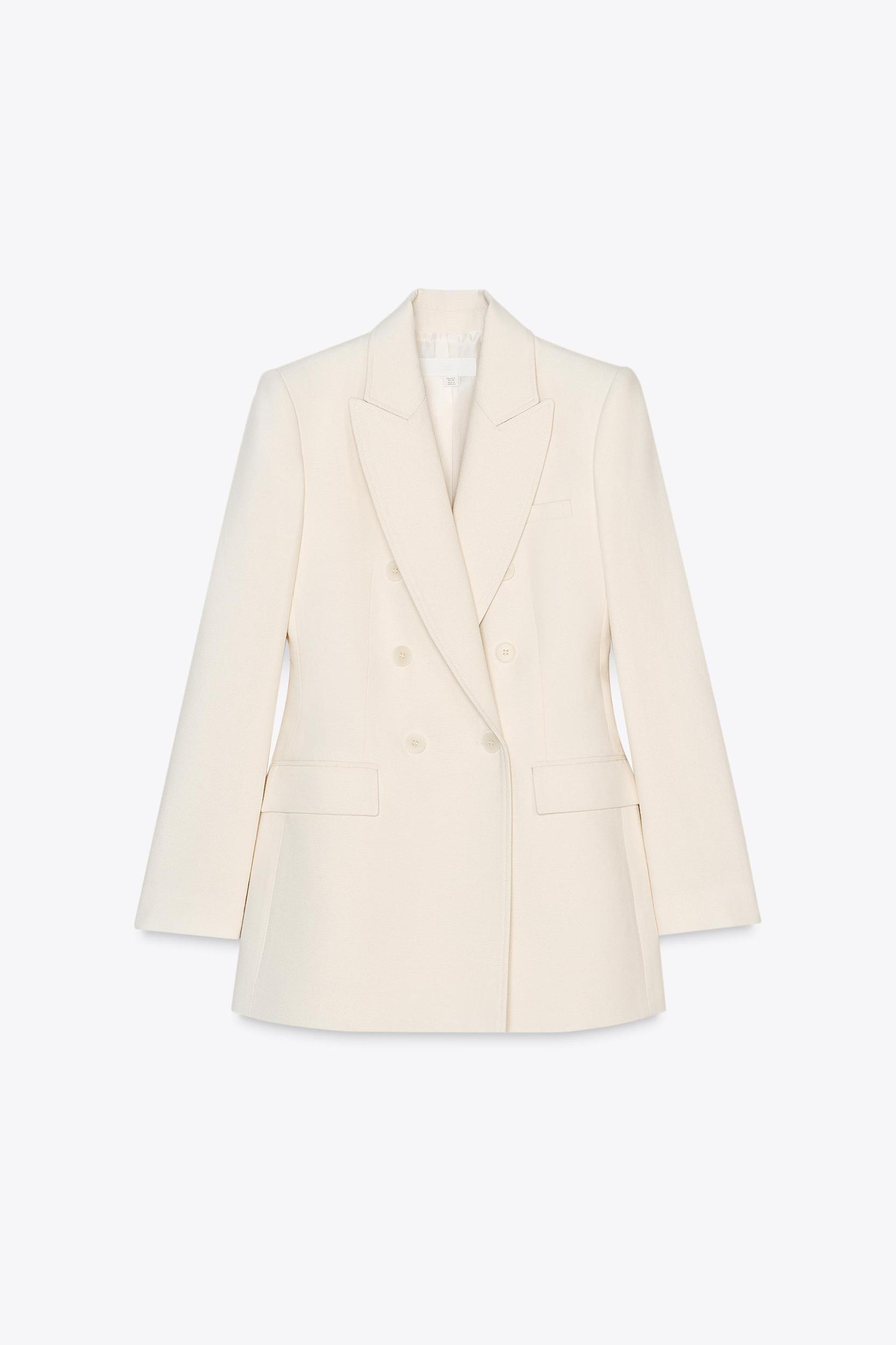 DOUBLE BREASTED LONG BLAZER Product Image